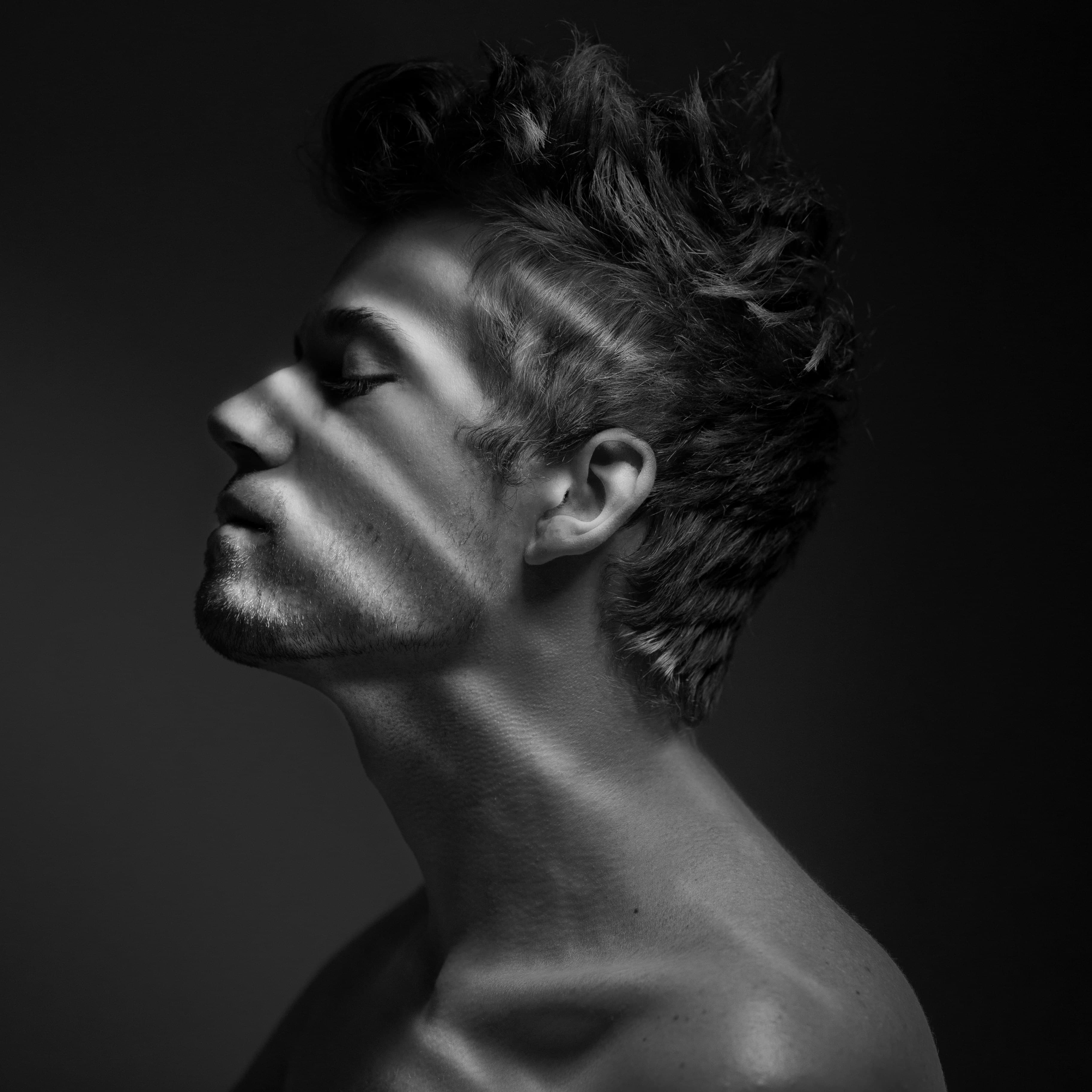 man-hair